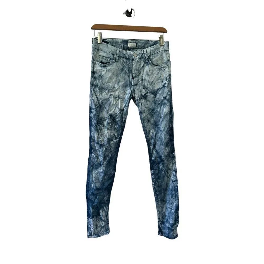 Mother Straight Leg The Looker Blue Eyed Devil Jeans Women’s Size 28